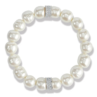Brighton Cream Meridian Stretch Bracelet