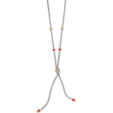 Load image into Gallery viewer, Brighton Meridian Two Tone Petite Y Necklace
