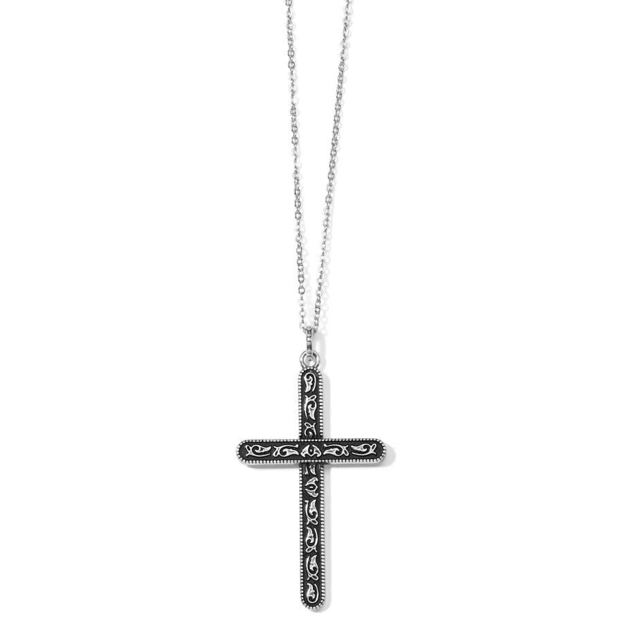 Brighton Moonlight Garden Cross Necklace