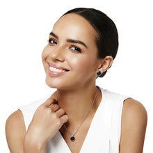 Load image into Gallery viewer, Brighton Pebble Dot Onyx Short Necklace
