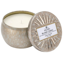 Load image into Gallery viewer, Voluspa Blond Tabac Mini Tin Candle
