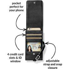 Load image into Gallery viewer, Brighton Black Pretty Tough Rox Phone Organizer
