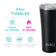 Load image into Gallery viewer, SWIG Black 22 oz Tumbler
