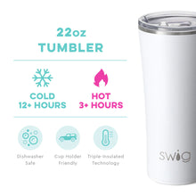 Load image into Gallery viewer, SWIG White 22 oz Tumbler
