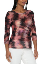 Load image into Gallery viewer, Liverpool 3/4 Sleeve Mesh Knit Top
